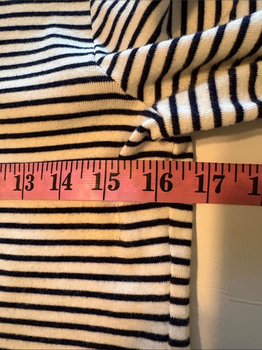 Lauren RL Striped Long-Sleeve with Suede Elbow Patches Size Large - Picture 11 of 12